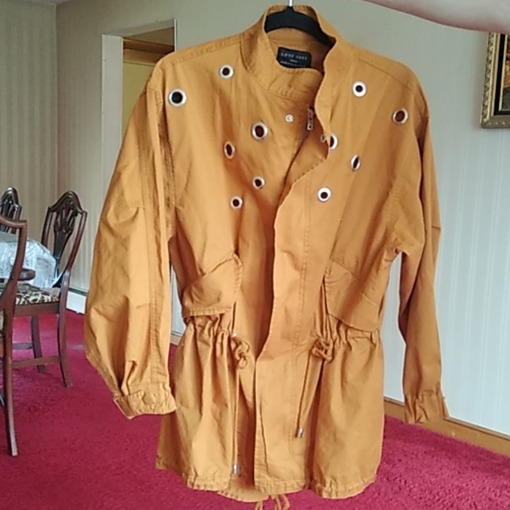 Yellow mustard Parker jacket